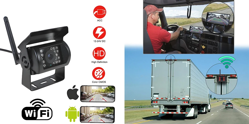 backup camera use for trucks and RVs