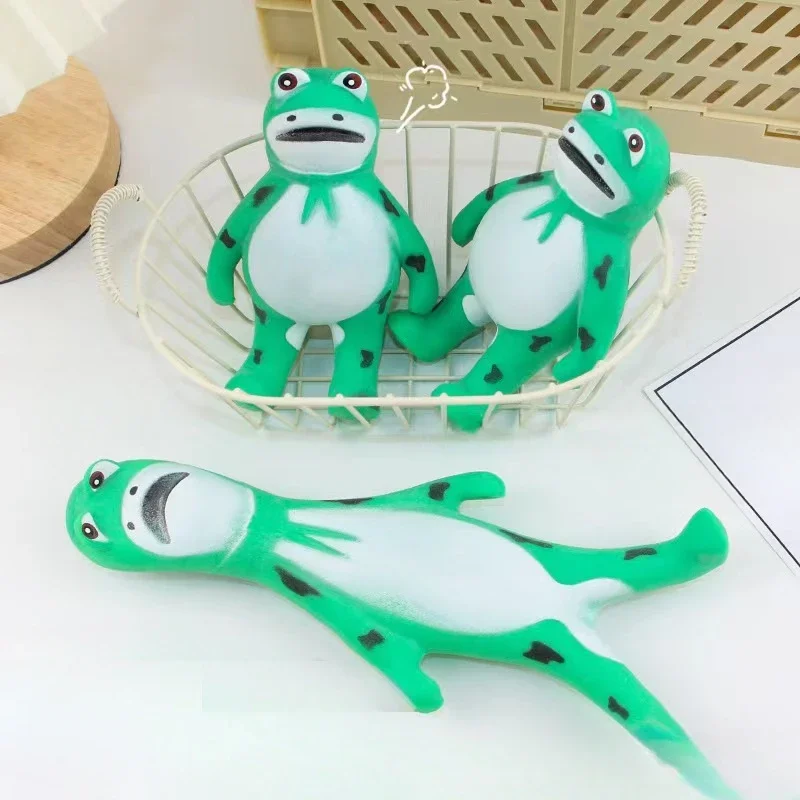 

Creative Cartoon Frog Squeeze Toys Classic Novelty Gag Stress Relief Toys Hobby Collectibles Kawaii Exclusive Design Gifts Kid