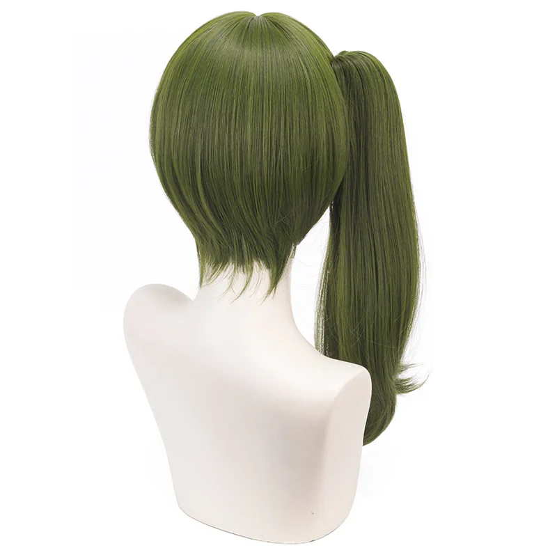 Ubel Wig Anime Frieren: Beyond Journey\'s End Cosplay DokiDoki Ubel Cosplay Women 45cm Long Dark Green Hair