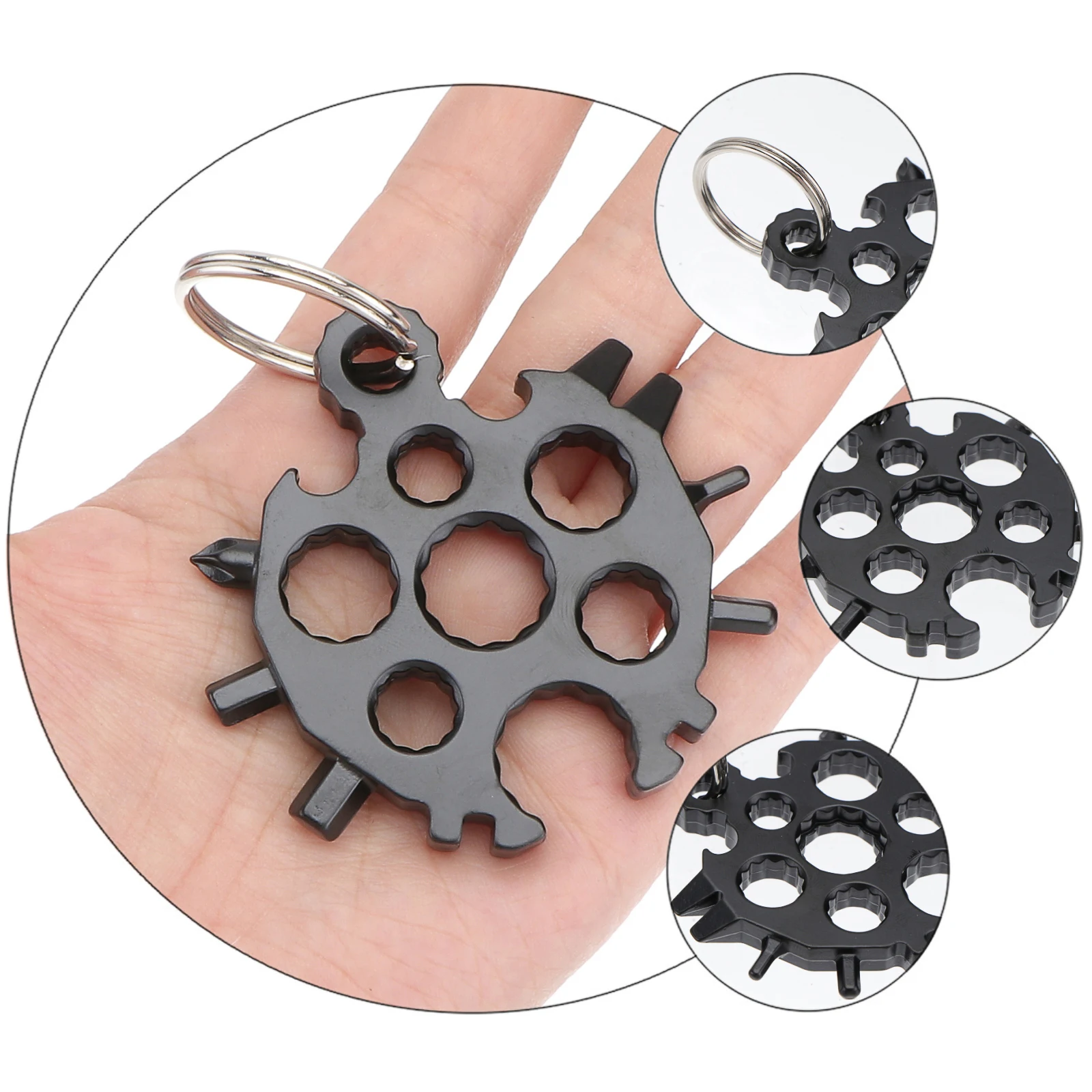 1 قطعة 20 في 1 ندفة الثلج وجع قوي المعادن البناء غرامة البولندية حافة لا إصابة اليد مثالية المفاتيح أداة إصلاح والعتاد