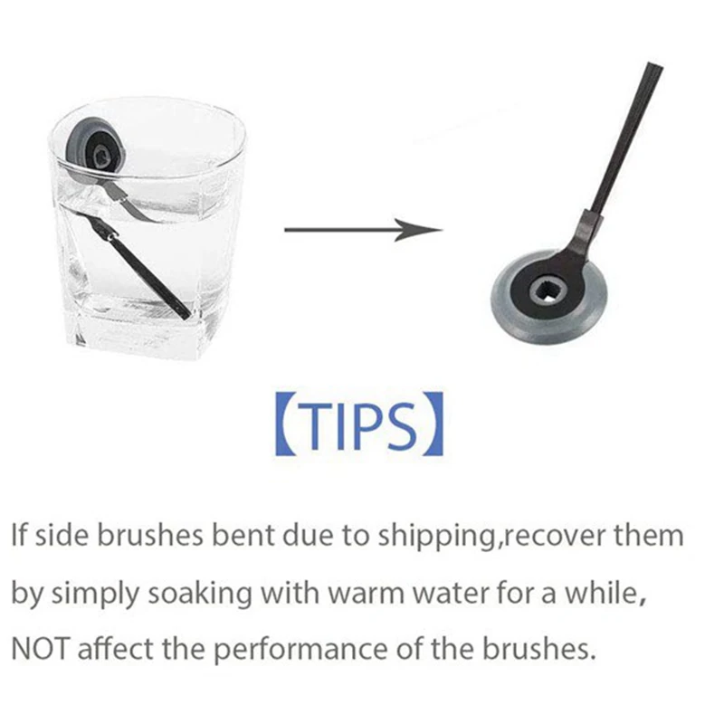 إكسسوارات مكنسة كهربائية روبوت بديلة ، فرشاة جانبية لأيونات القرش R85 S86 R71 RV871 AV752 ، 8 2.8