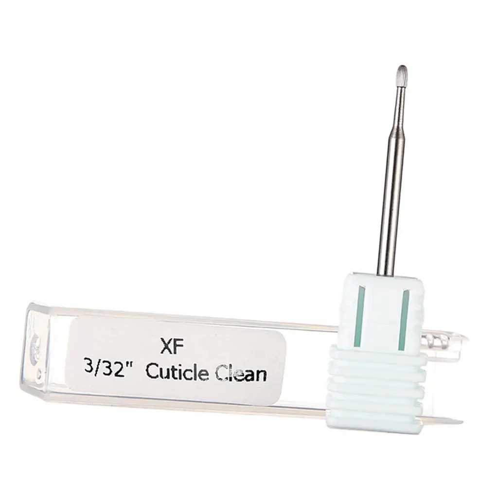 Foret de sécurité pour lime à ongles en acier au tungstène, manucure en carbure pour le nettoyage et le retrait des cuticules, le polissage