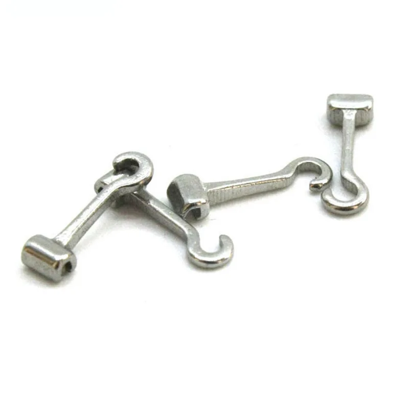 10Pcs/Bag Orthodontic Extended Traction Hooks, Universal Question‑Mark Shape Free Hook, Practical Dental Lab Spare Accessories