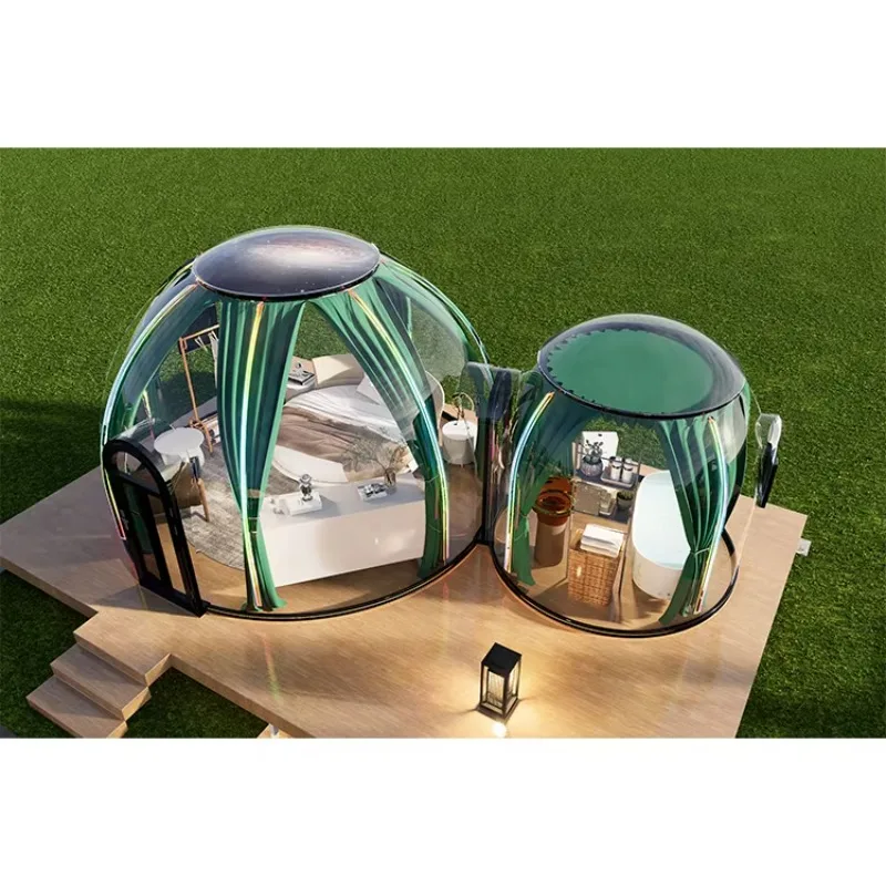 Inflatable Bubble House Transparent Starry Sky Room Luxury Outdoor Camping Tent For Garden Event
