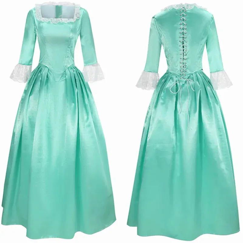 

Hamilton Musical Cosplay Costume Dress Suit Concert Peggy Elizabeth Angelica for Adult Kids Halloween Birthday Party Clothes