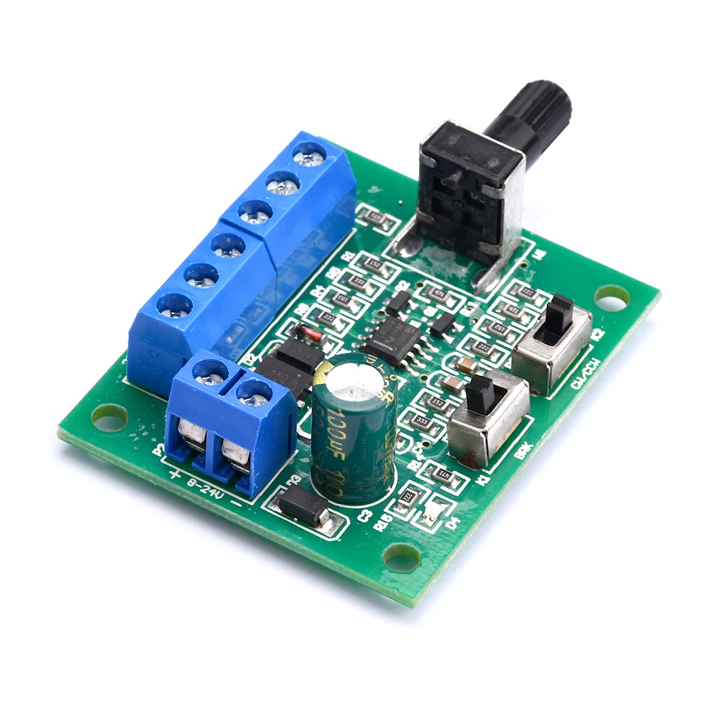 PWM speed controller brushless DC motor driver board 8-24V regulator plate governor module PWM monitor with drive