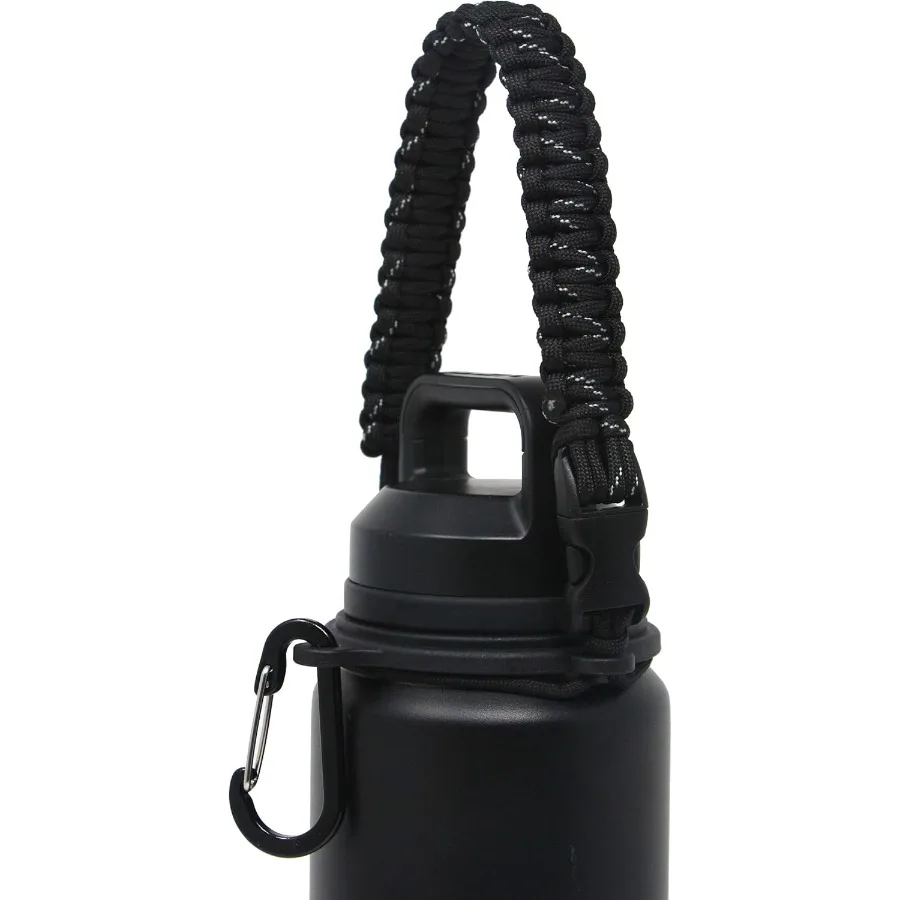 

Ручка из паракорда для Rambler 46 унций, 36 унций, 26 унций, 64 унций, 18 унций, 12 унций, прочный держатель ремня для переноски