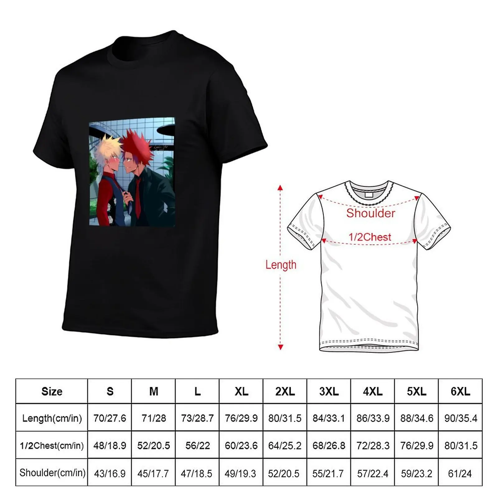 Kiribaku T-Shirt, Summer Casual Cotton Tee, Oversized Streetwear Tops, Vintage Graphic Print, Loose Fit Short Sleeve