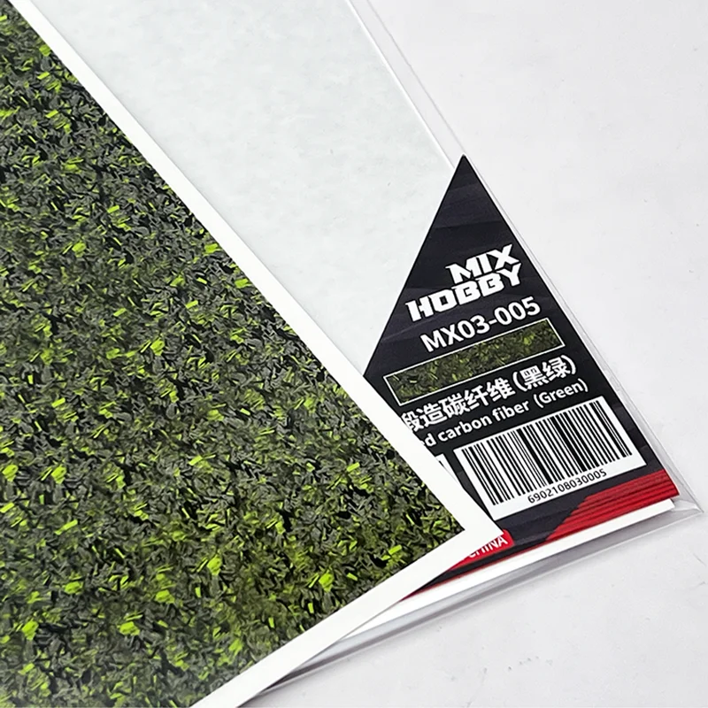 Shitposting نموذج الحرفية الكاملة نموذج جديد تزوير أسود فضي أسود-أخضر سيارة ألياف الكربون الديكور MX03-004/005 #2