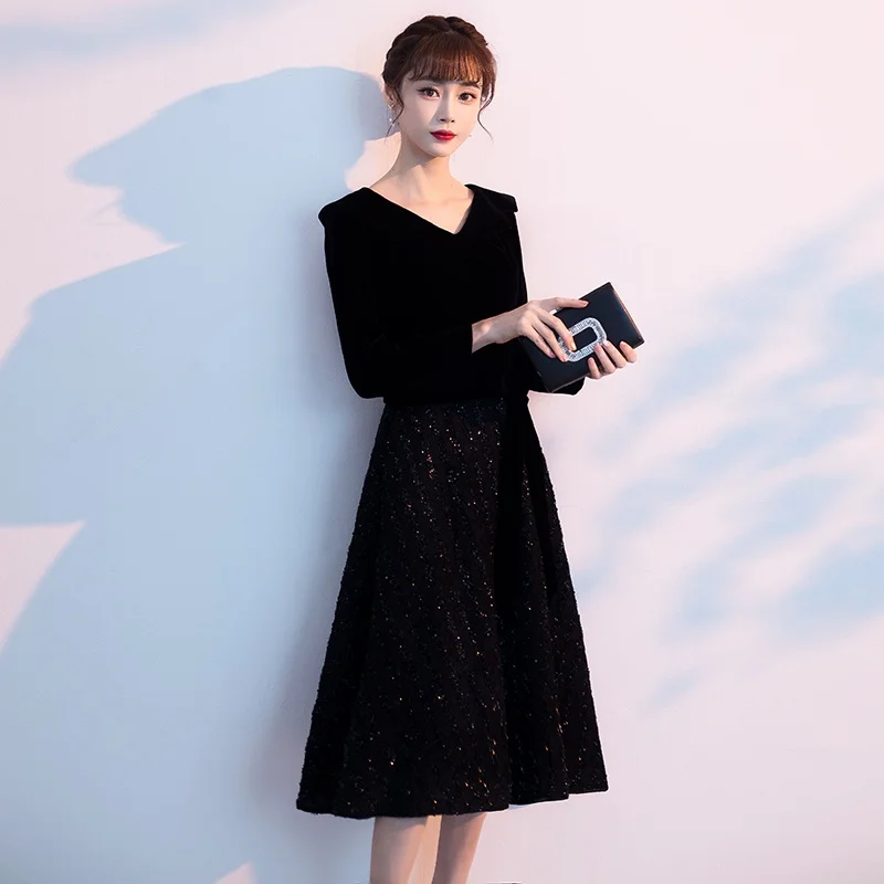 

Ele Bla Evening Dr Women's New 2026 Par Gown Luxury mat High-End Personali Suitable for Daily Wear