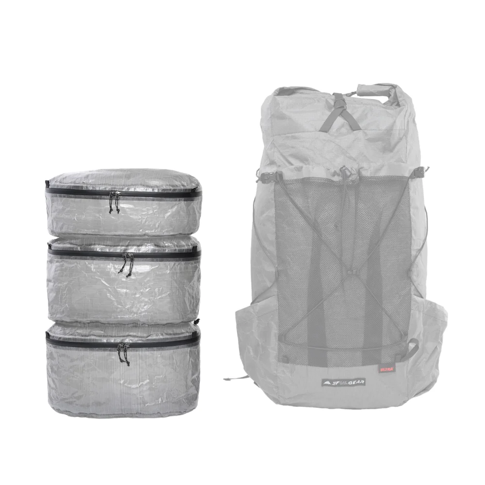 [HDOR] Dyneema Packing Pods Backpack Packing Organizer Bag Dyneema Pouch 1/4, 1/3, 1/6 Linner Ultralight 1.6oz Cuben Fiber
