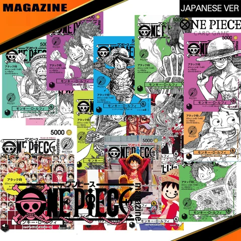 DIY ONE PIECE Magazine Card Monkey D.Luffy ST29-001 Heroines JAPANESE VERSION COLLECTION ANIME CARD