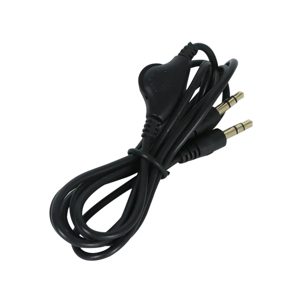 3.5mm Jack Adapter Extension Cable Audio stereo adapter cable with Volume Control Earphone Headphone Wire