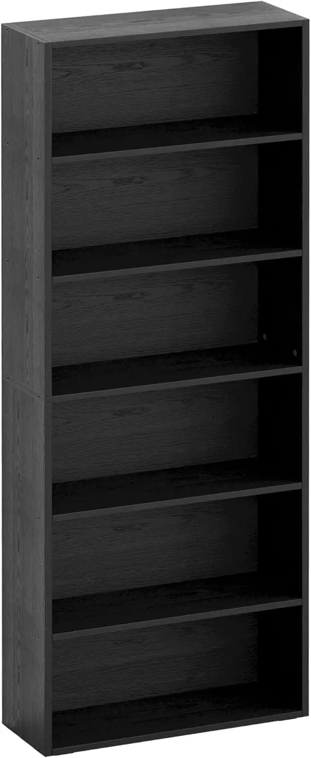 

6-Tier Floor Bookshelf, 70' Tall Storage Shelf for Home Office, Living Room, Bedroom – Modern Bookcase Furniture