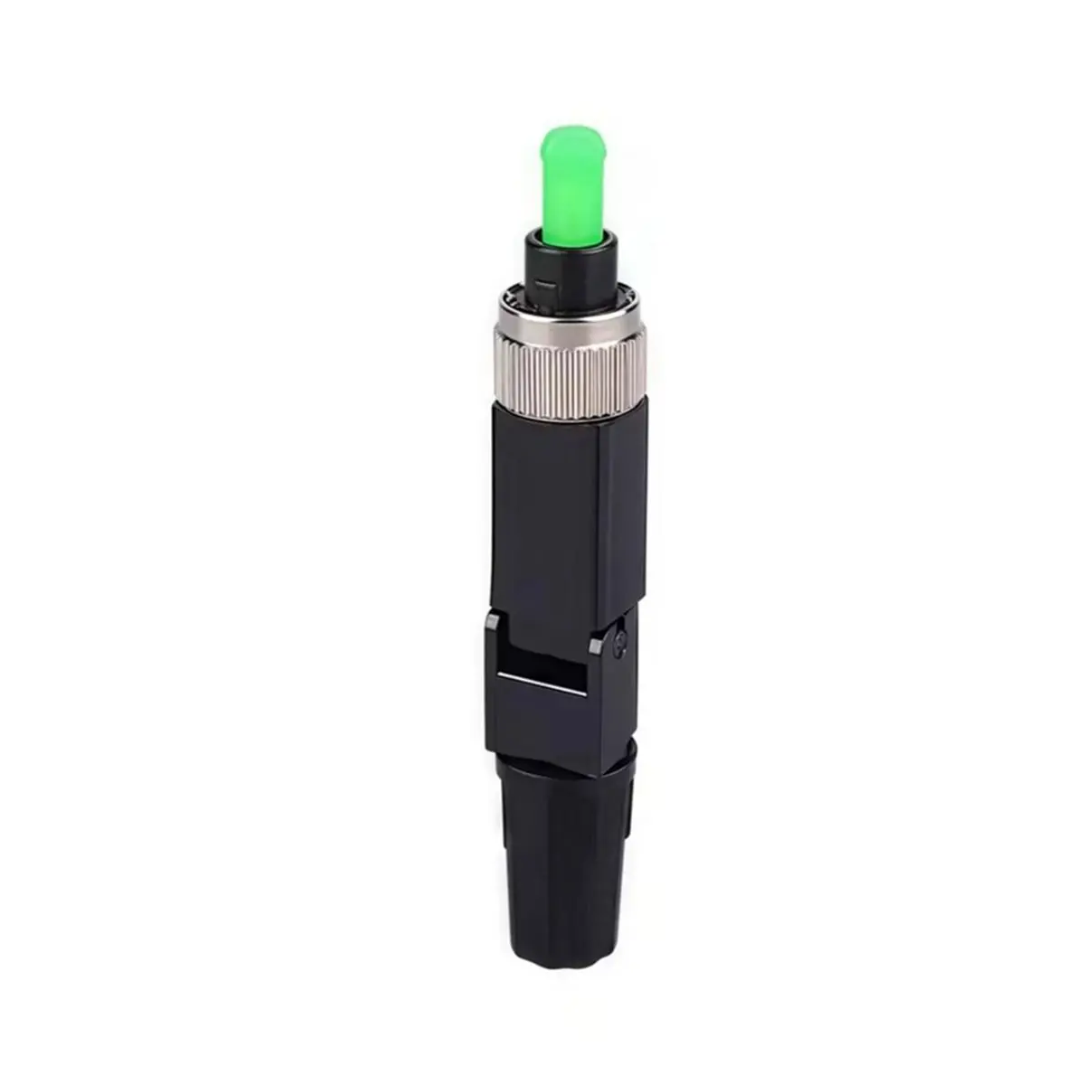 【ELEVATE LIFE】10PCS FTTH Pre Bur Fiber Optic Fast Connector Adapter Mechanical FC Quick Connector for FTTH Drop Cable