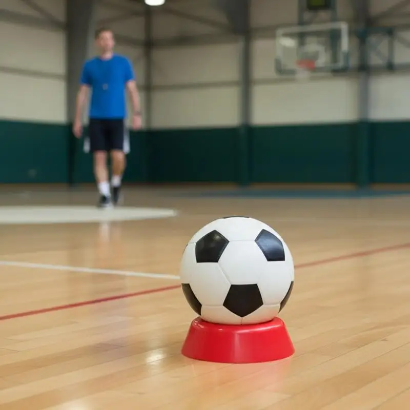 Sturdy Plastic Basketball Rack Heavy Duty Sphere Ball Holder for Sports Room Corner Storage Solution