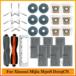 Für xiaomi mijia m30s d103cn roboter hauptseite bürste hepa filter mop staubsauger reiniger teile ersatzteil zubehör