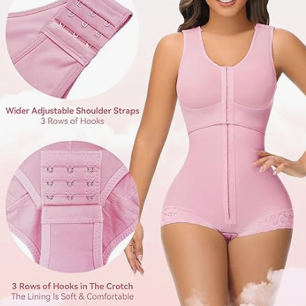 

Body Shaping Fajas Bodysuits Compression Garment Remove Belly Abdomen Control Reductoras Colombianas Shapewear