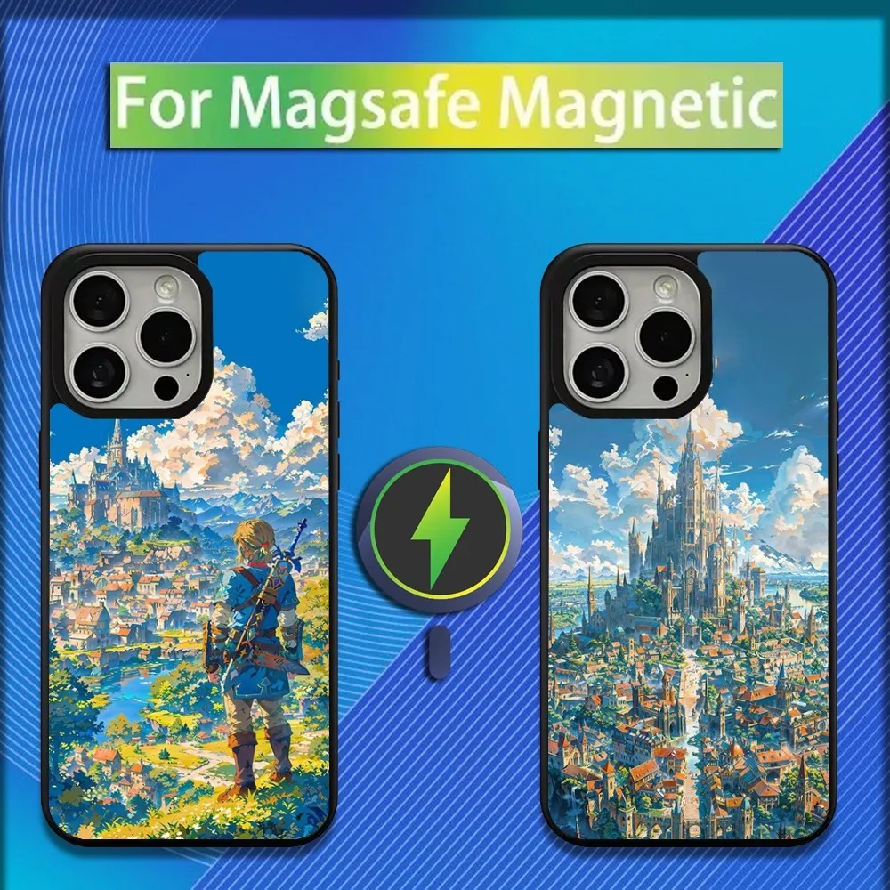 The Legend of Z-Zelda Phone Case For iPhone 16,15,14,13,12,11,Plus,Pro,Max,Mini Magsafe Magnetic Wireless Charging