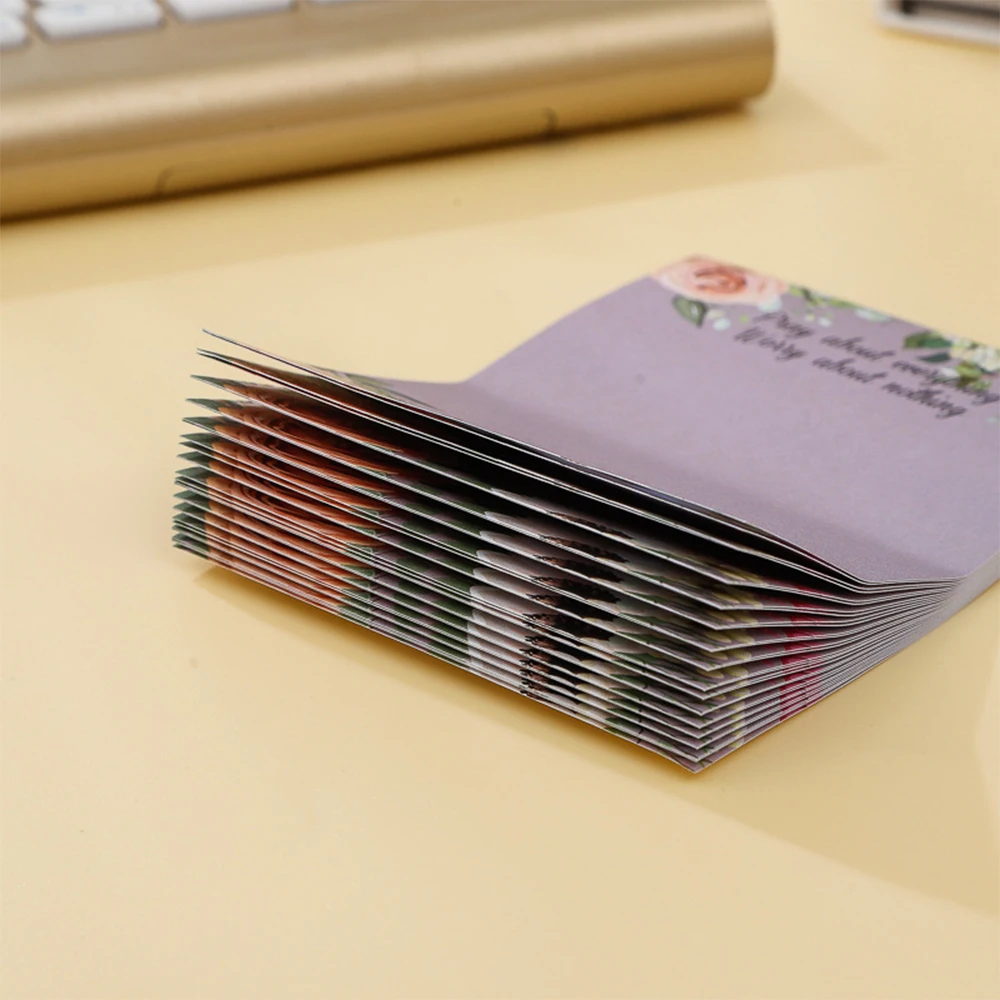 12pcs/set Cute School Stationery Notes ins Portable Notepad Office Supply Notebook Message Note Book To Do List Memo Notepad