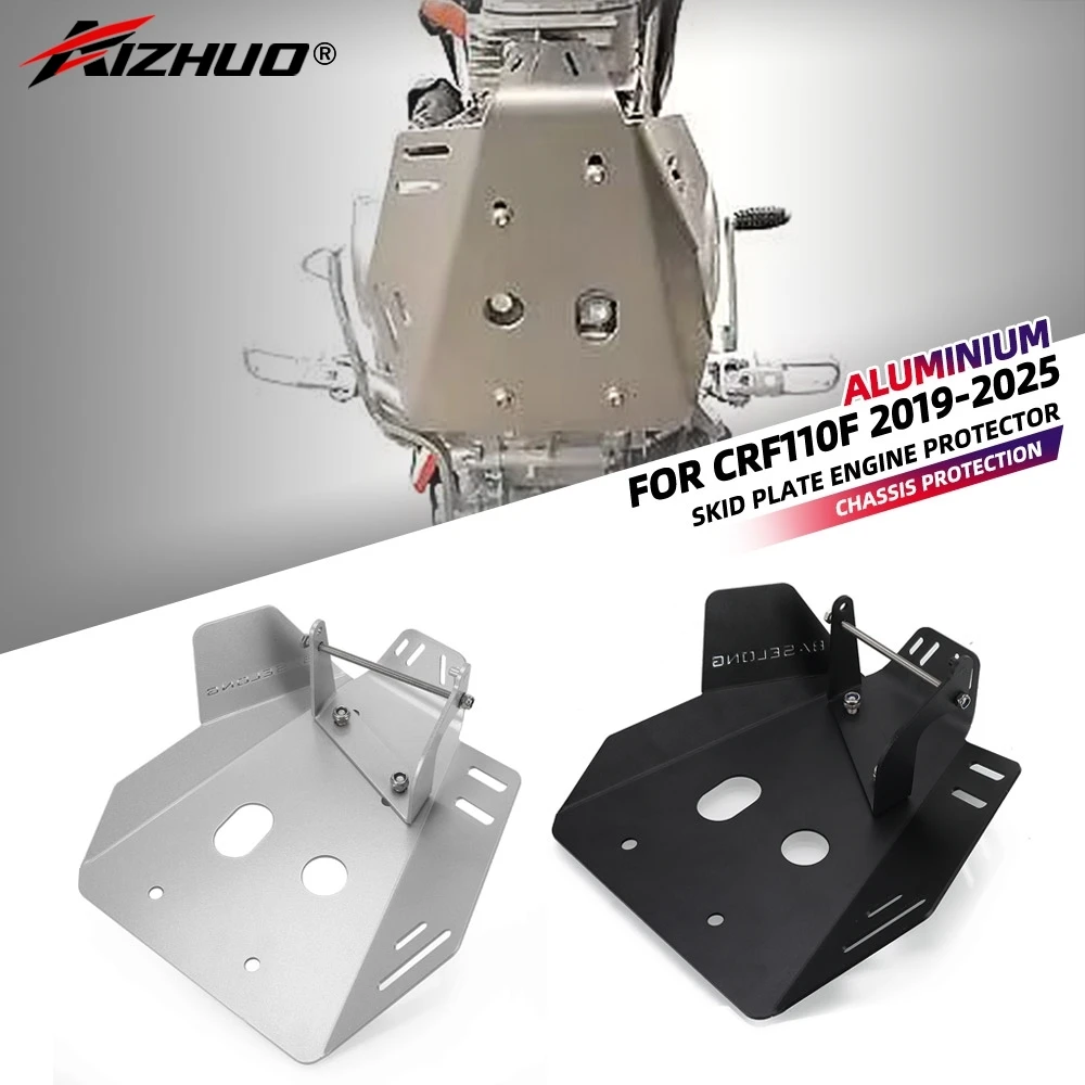 

CRF110 F CRF 110 F Engine Chassis Guard Lower Skid Plate Protector For Honda CRF110F 2019-2024 2025 CRF110 F 2020 2021 2022 2023