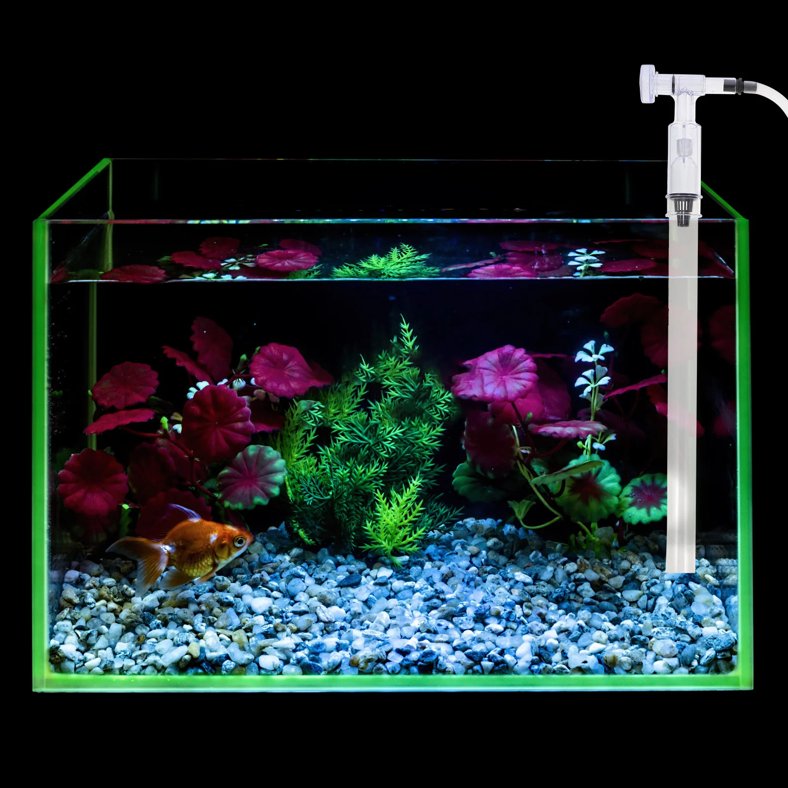 

2Pcs Fish Tank Water Changing Pipe Durable Material Easy Install Convenient Aquarium Cleaner Water Change Fish Tank