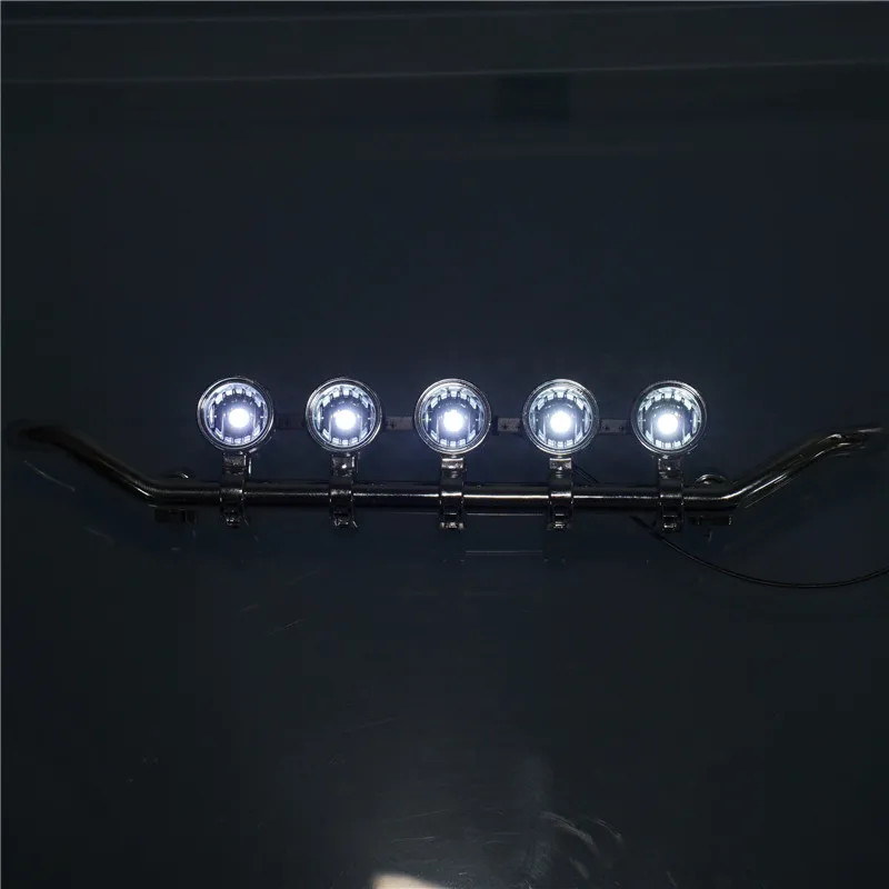 Led Roof Spotlight Pcb Board Light Front Face Chin Lamp For 1/14 Tamiya Rc Truck Trailer Actros 3363 56348 RC Model Truck Part