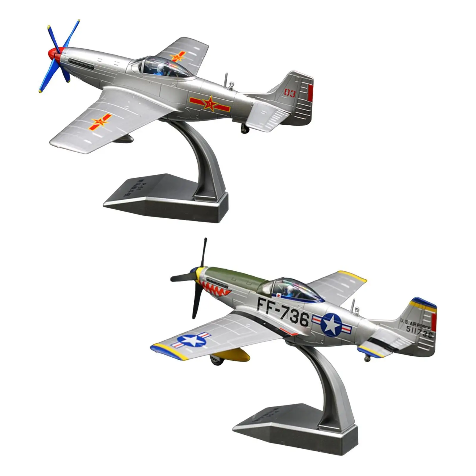 1/48 Diecast Alloy Airplane Model Tabletop Decor Aviation Commemorate with Display Base for Home TV Cabinet Bookshelf Cafe Bar