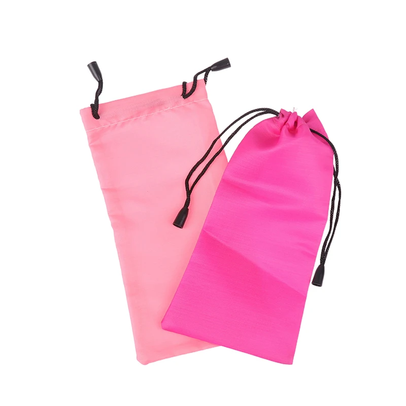 Soft Drawstring Bolsa para Miopia Óculos, Óculos Case, Óculos Bolso, Óculos Saco De Pano, Óculos Acessórios, 5PCs