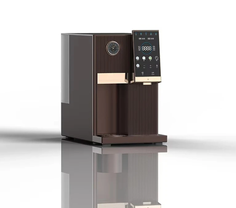Refrigerated Hot Water Purifier  System with Osmosis Filter for Desktop Installation in Hotels Water Dispenser Device