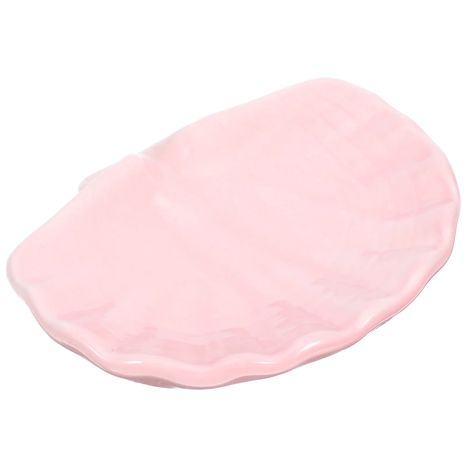 

Exquisite Shell Soap Dish Ceramic Holder for Home Bathroom Kitchen Counter Top Decor Functional Soap Tray Organizer