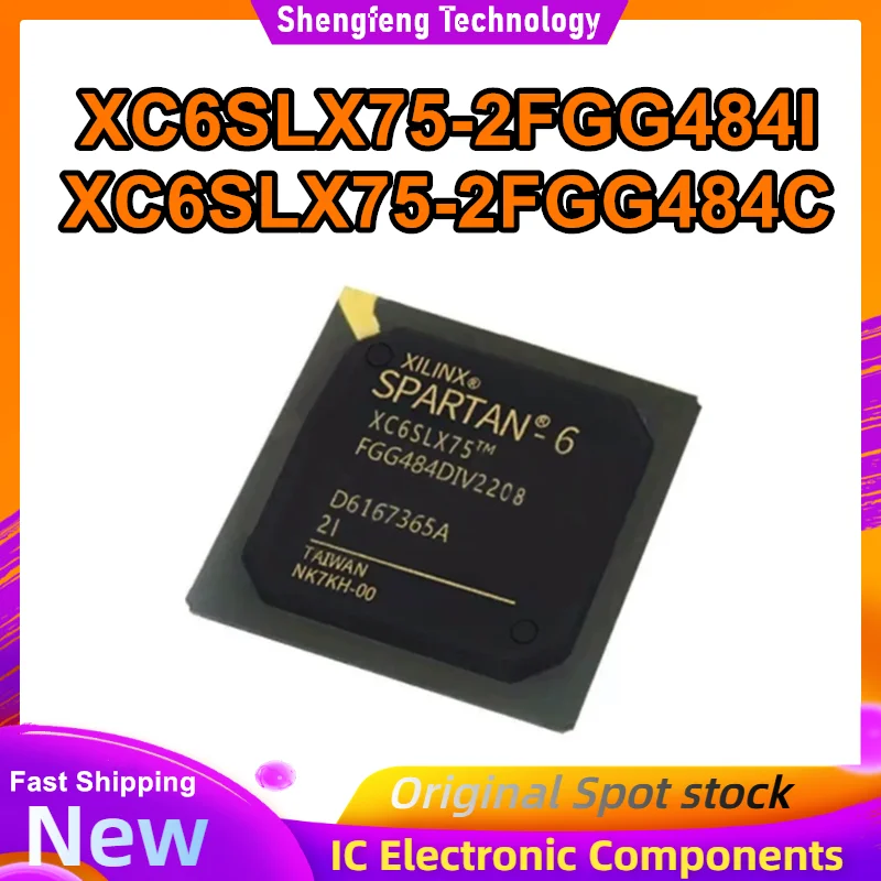 

XC6SLX75-2FGG484I XC6SLX75-2FGG484C FBGA-484 IC-чип 100% новый оригинальный в наличии