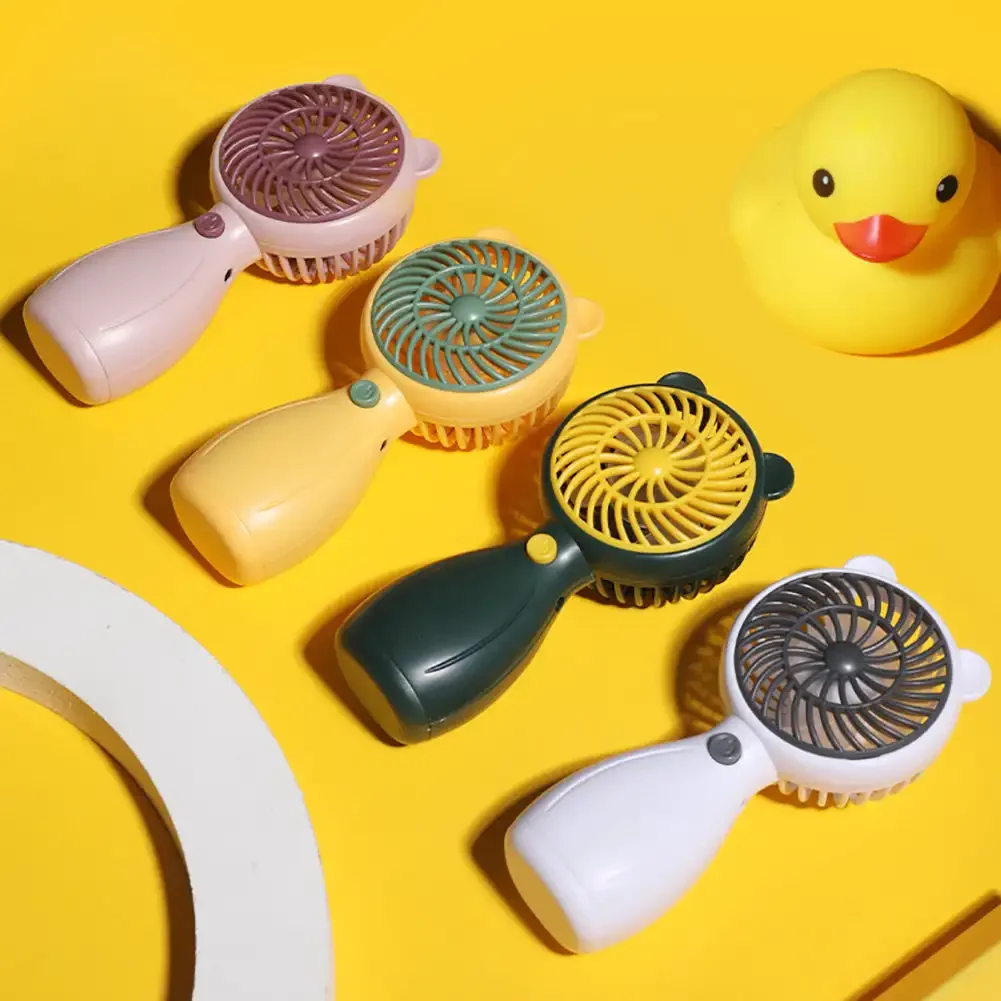 Cute Charging Fan Handheld Mini Portable USB Charging Handheld Mini Fan Household Outdoor Pocket Compact Fan