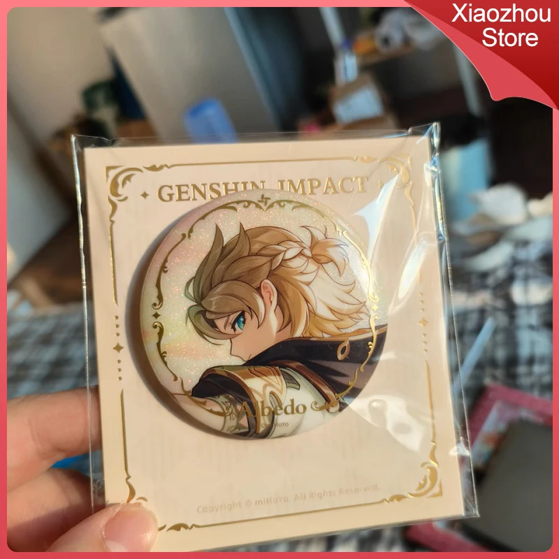 

100% натуральный персонаж Genshin Pv, милый значок серии, значок для ролевых игр, значок Mavuika, коллекция аниме, Acg, товары, коллекционные игровые карты