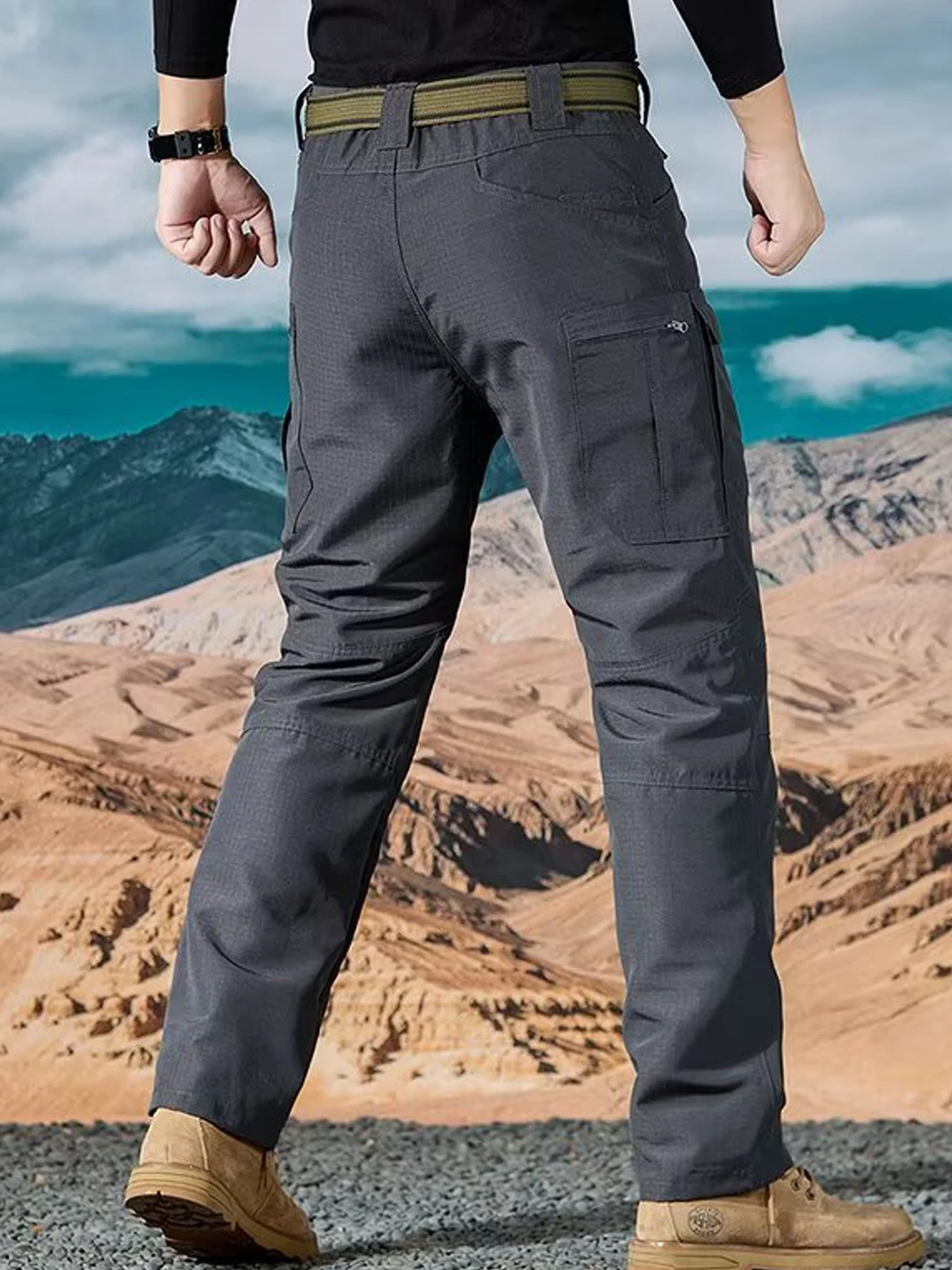 

Быстросохнущие прямые повседневные брюки мужские большие размеры мужские длинные брюки прямые рабочие брюки 2025 летние свободные повседневные брюки