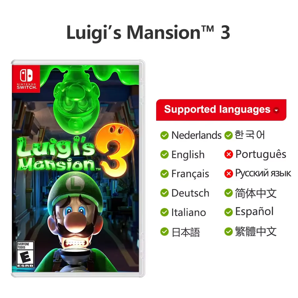 Luigi's Mansion 3 Nintendo Switch Game 2019