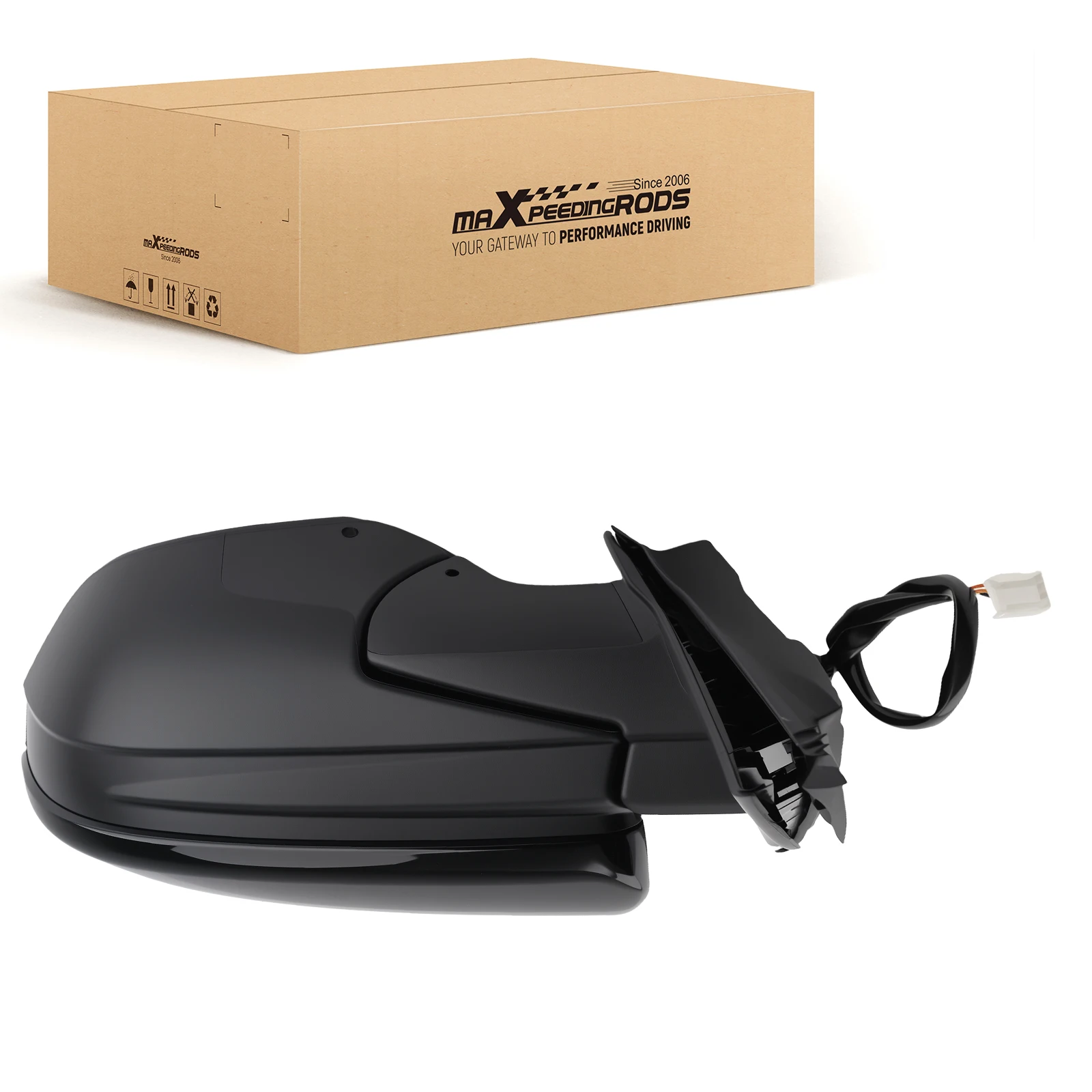 

Left Side Mirror Manual Folding for Honda Civic 2016-2020 Power Black Cover 76251TBAA11ZF Power Car Mirror Rear View Mirror