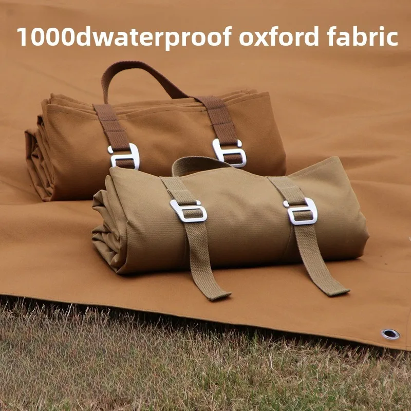 Thickened Waterproof Moisture Proof Mat Wear Resistant Oxford Cloth Tent Mats Outdoor Camping Beach Picnic Mat Foldable Storage