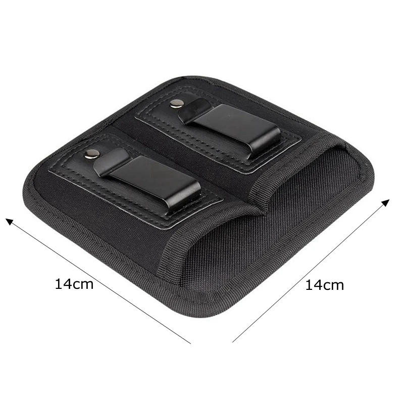 Universeel Dubbel Magazijn Zakje Voor 9Mm. 40.45. 380 Iwb Mag Holster Verborgen Cary Mag Pouch Voor Glock 17 19,P226 P320,S & W M & P