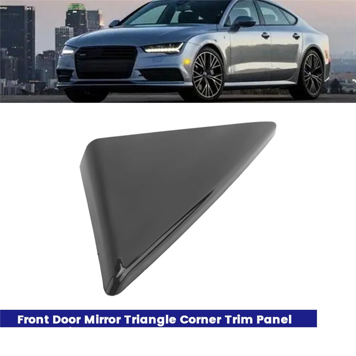 Left Front Door Mirror Corner Trim Cover 4G8837637A for Audi A7 RS7 Sportback 2011-2017 Rearview Mirror Triangle Panel