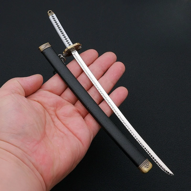 8.66in Devil May Cry 5 Perifere Yama Katana Zwaard Dante Spel Speelgoed Messen Samurai Zwaard Metalen Model Desktop Ornamenten Jongens Geschenken