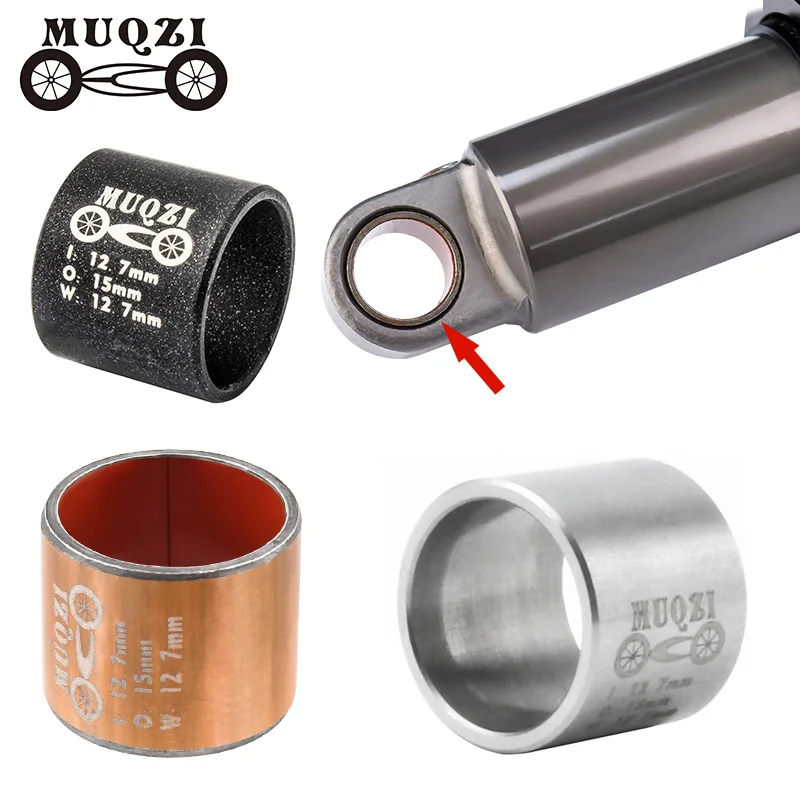 Amortecedor de Suspensão a Ar para Bicicleta de Montanha MUQZ, Bucha DU, Luva de Eixo Traseiro Compatível com FOX ROCKSHOX Manitou X-Fusion