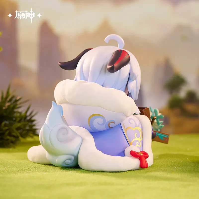 

MiHoYo Official Genshin Impact Ganyu Q Version Figure Anime Statue Model Official Collectible Ornament Cosplay Gift for Fans