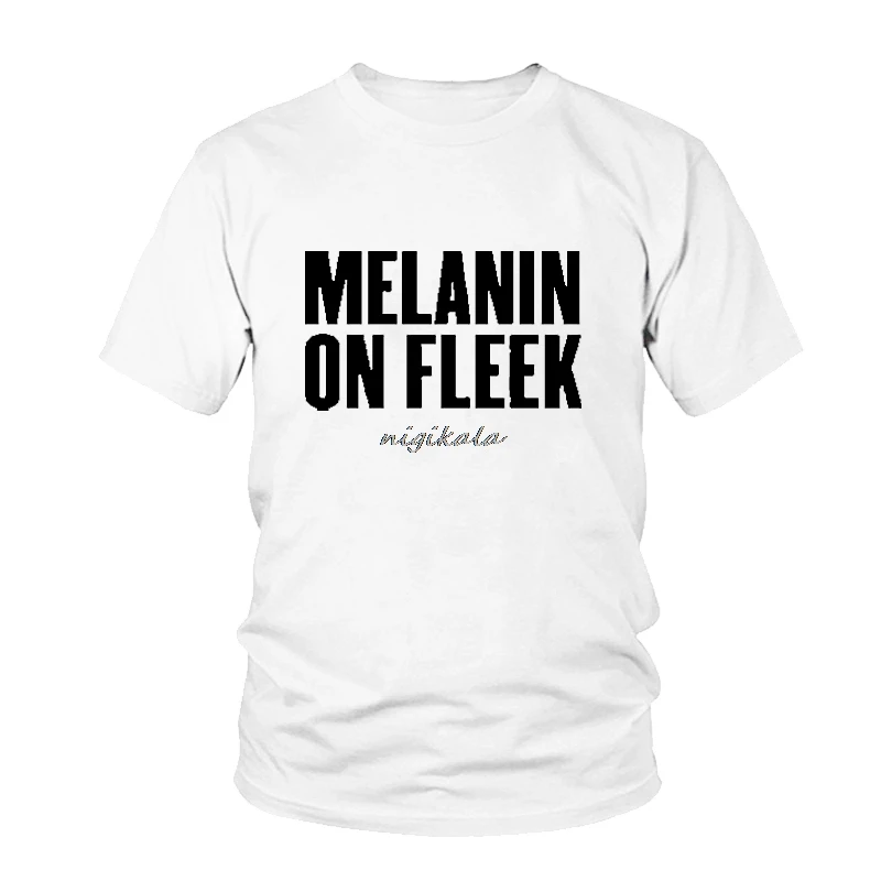 

Футболка Melanin на флисе с буквенным принтом, женские пикантные топы, модные повседневные женские хлопковые смешные футболки с графическим принтом Tumblr