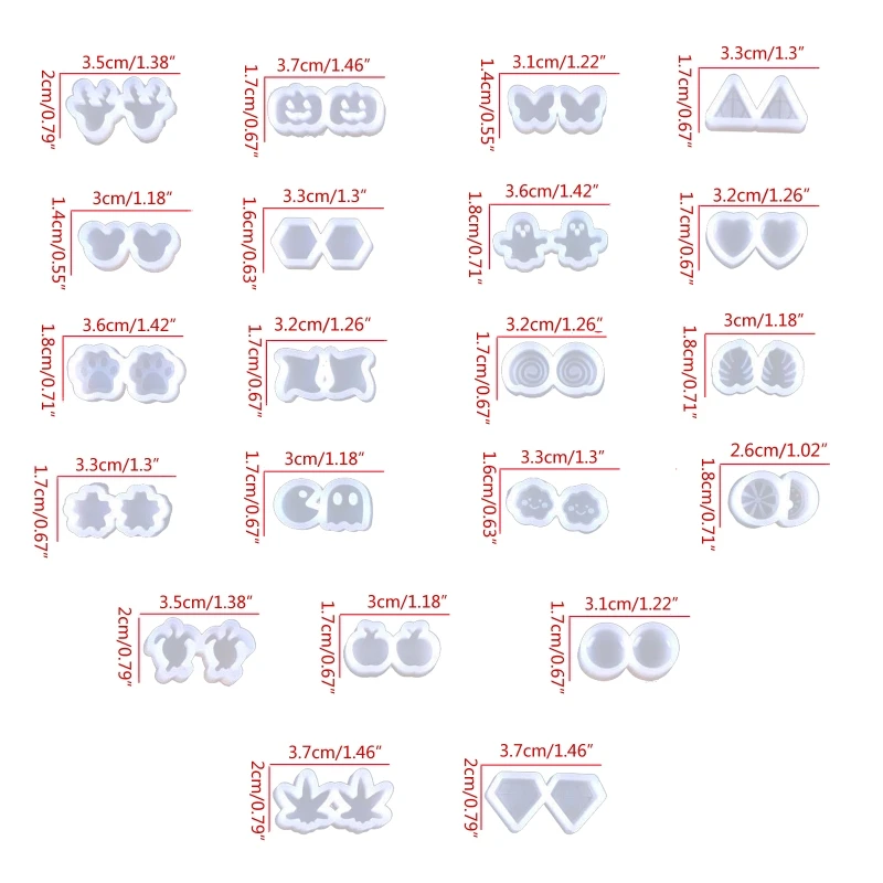 Home Ornaments DIY Necessary Supplies DIY Jewelry Earrings Crystal Epoxy Mold