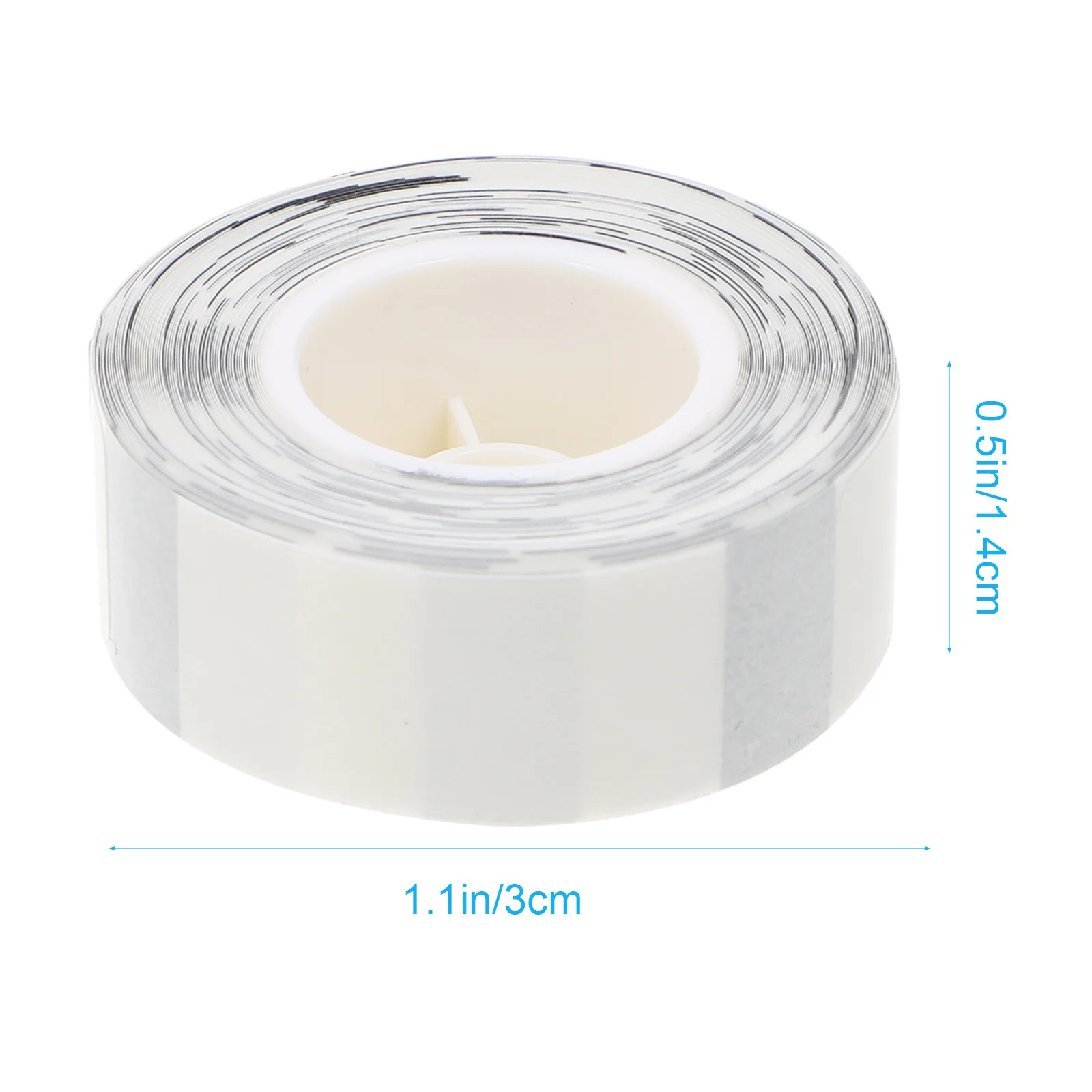 1 rollo de cinta adhesiva transparente para etiquetadora, autoadhesiva transparente para uso en el hogar, tienda, oficina, etiqueta de nombre, etiquetado de carpetas