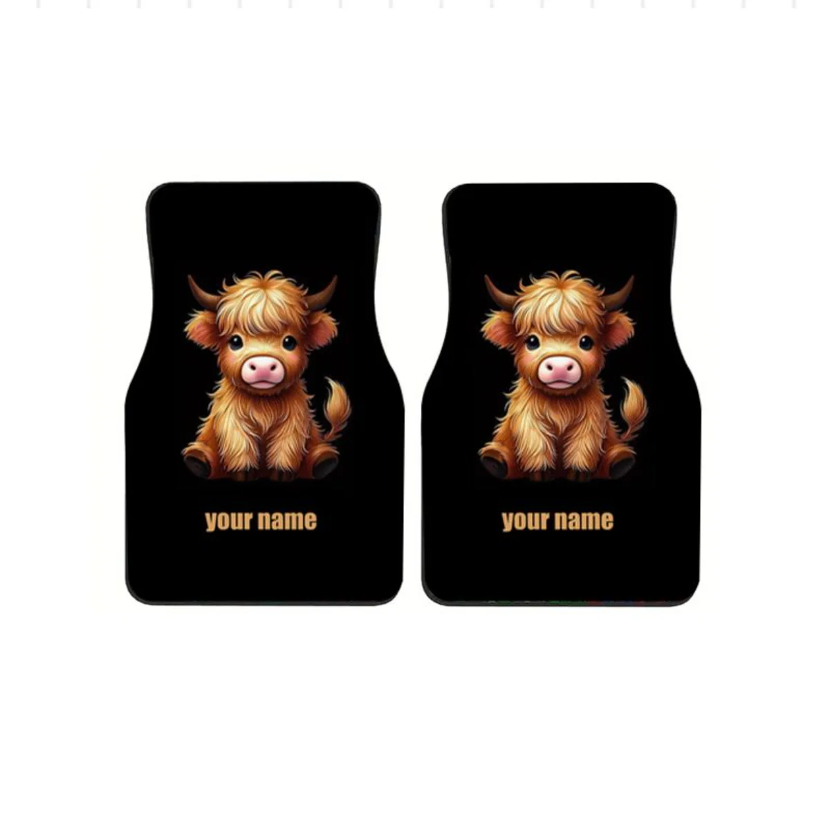 Universal 4 Pcs Car Floor Mats - Cow Mat Rubber ulasan dan harga