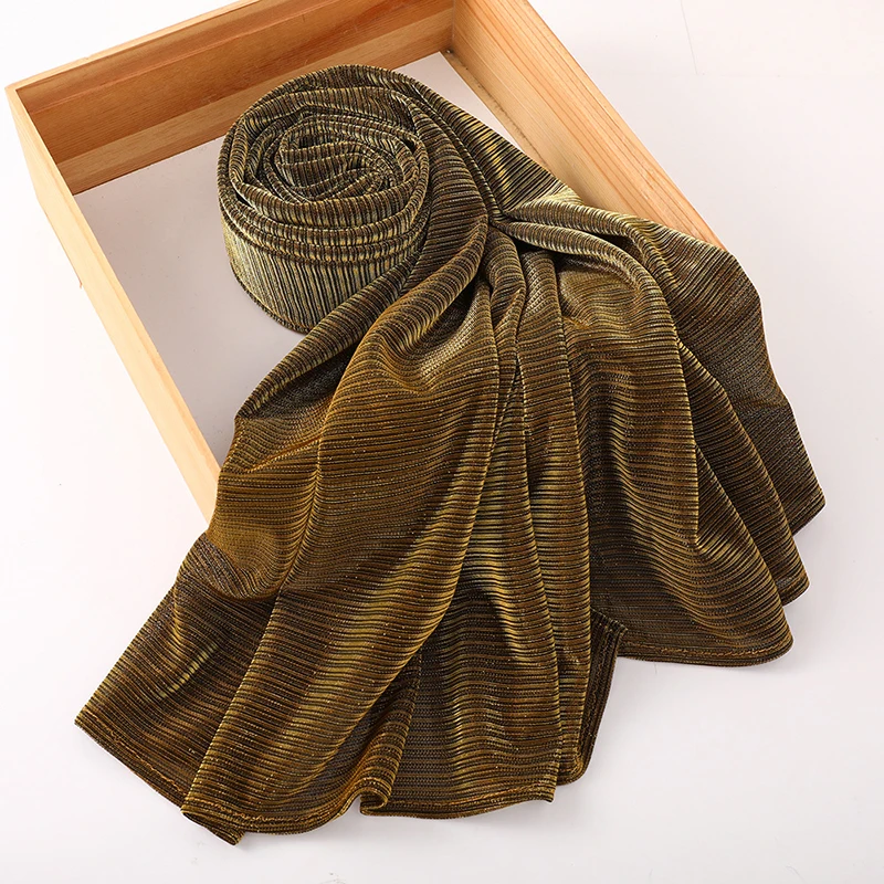 Chiffon Muslim Hijabs Scarf For Women Long Shawls Headscarf Wraps Foulard Islamic Turban Headband