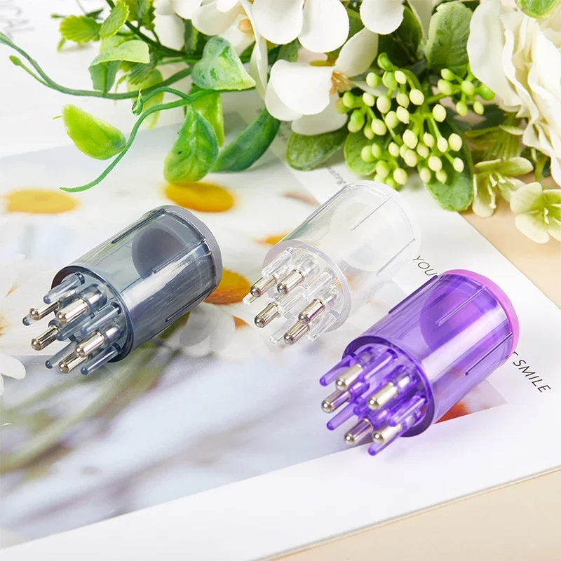 5 مللي مشط سائل لفروة الرأس لنمو الشعر زيت مصل تغذي جذور الشعر المحمولة الصغيرة تدليك الطب مشط الشعر