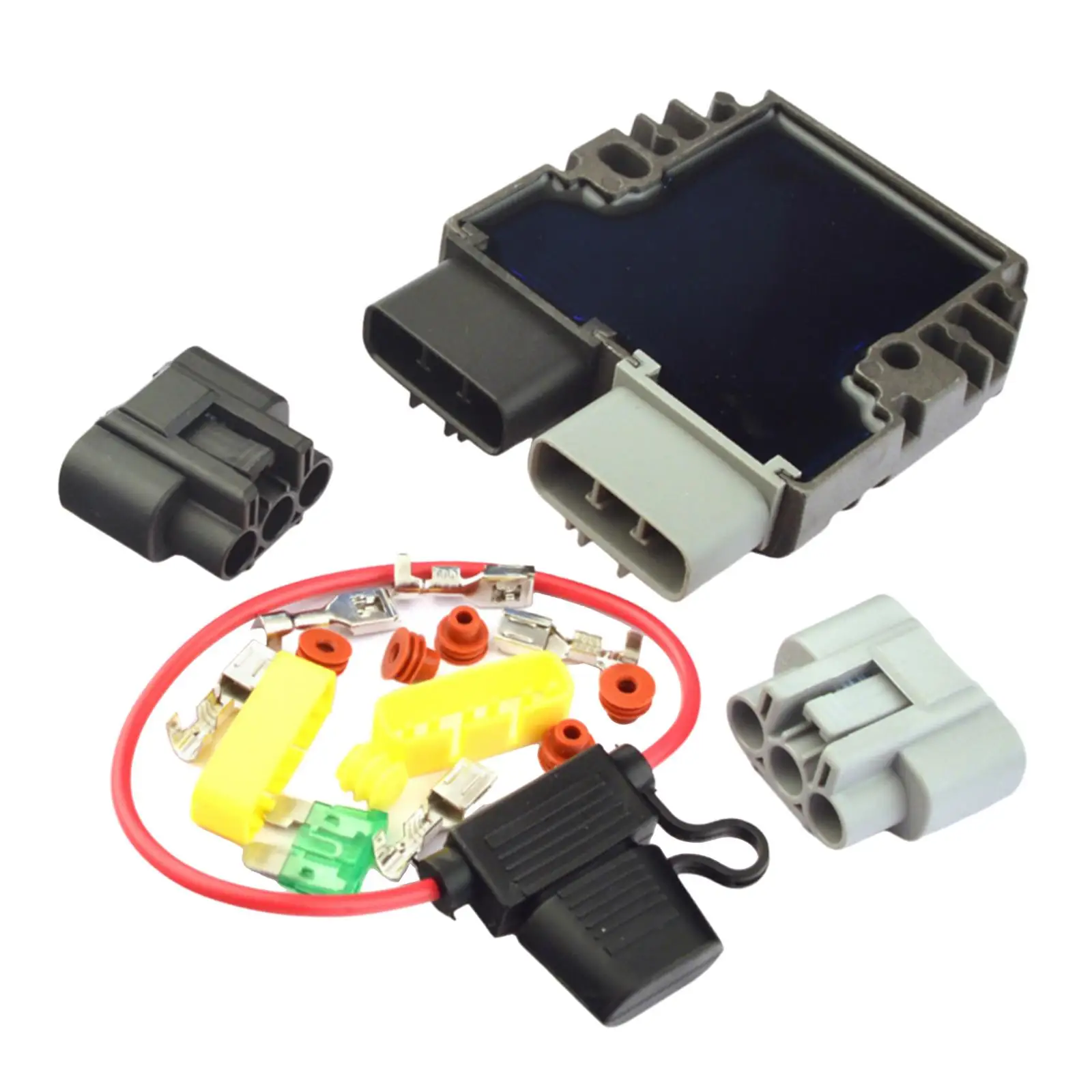 Voltage Regulator Rectifier Kit 6 Wire Durable Aluminum Connector for Mosfet FH020AA FH012AA